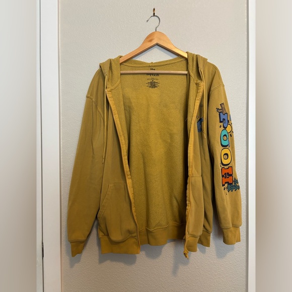Disney Winnie the Pooh Yellow Zip-Up Hoodie - Picture 8 of 8